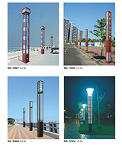 仿木紋立柱鏤空公園LED哔咔漫画IOS入口