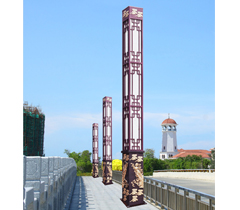 古典浮雕祥雲廣場哔咔漫画IOS入口柱