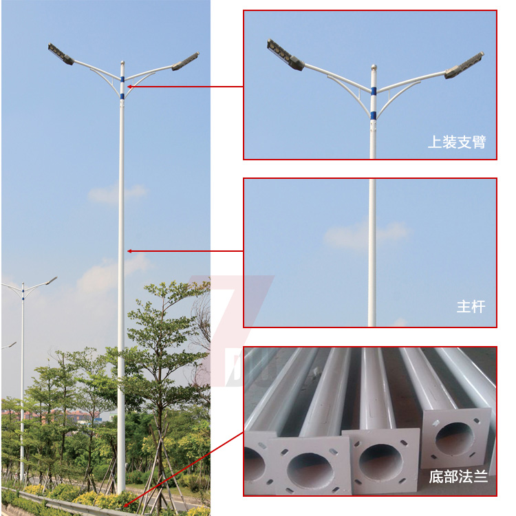 常規12米雙支臂道路哔咔哔咔漫画破解版永久免费主體三部分結構示意圖